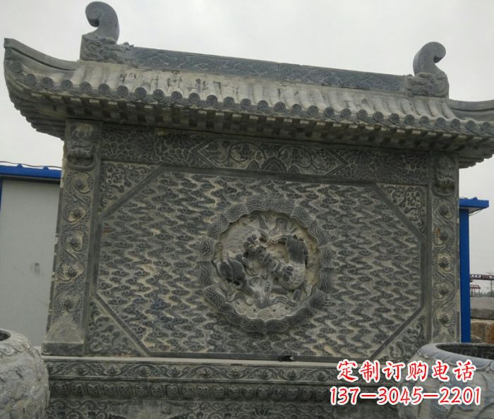 大同园林景观仿古石雕影壁