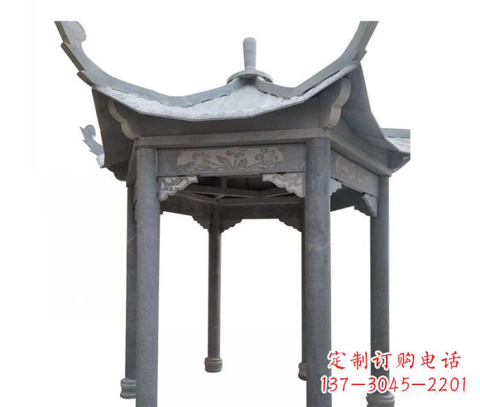 大同园林景观仿古石雕凉亭 (3)