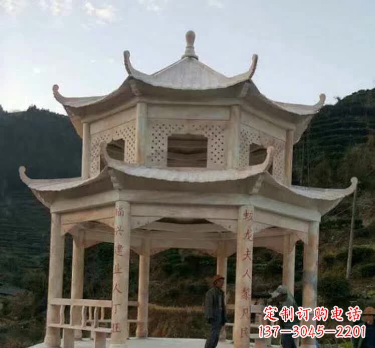 大同园林石雕凉亭