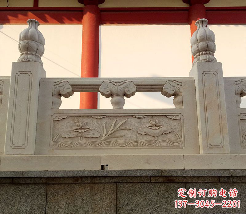 大同园林石浮雕栏板景观石雕 (2)