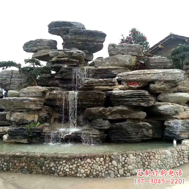 大同园林塑石假山流水