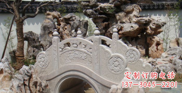 大同园林小型石拱桥