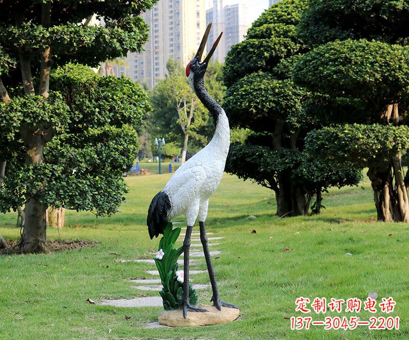 大同站立仙鹤雕塑