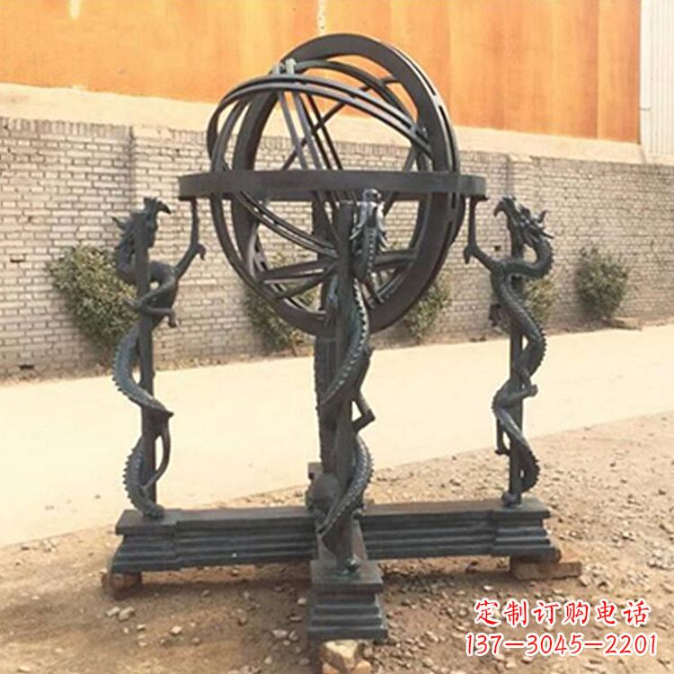 大同张衡天体仪浑天仪雕塑摆件