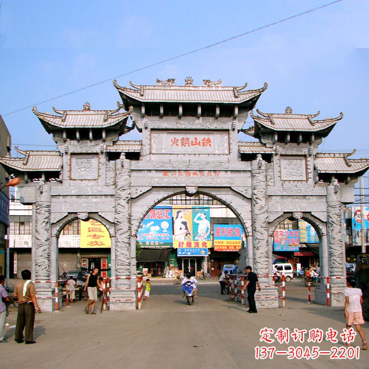 大同张艺石雕牌坊