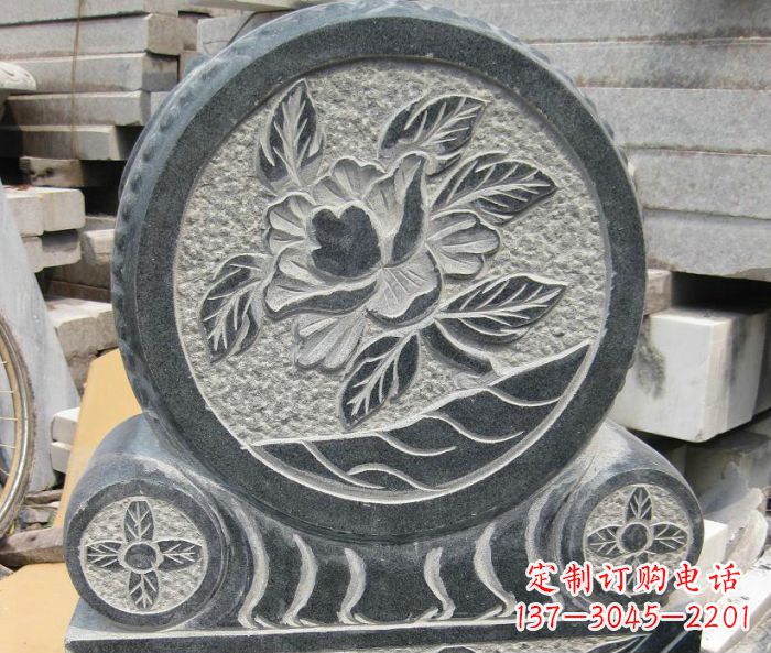 大同招财抱鼓石仿古石门墩