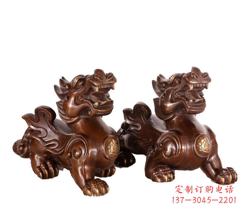 大同招财进宝貔貅铜雕