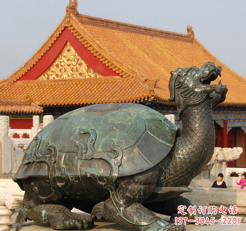 大同招财龙龟铜雕塑