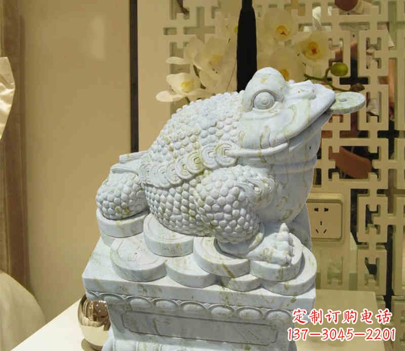 大同招财神兽金蟾石雕