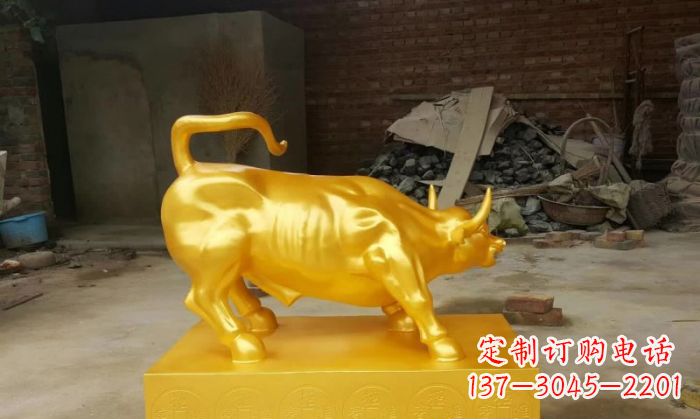 大同招财铜牛雕塑 (2)