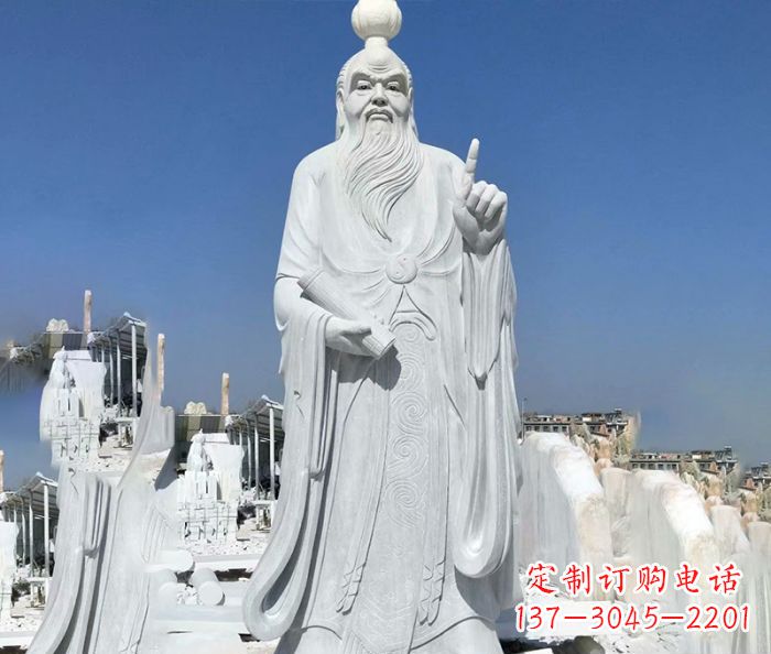 大同中国春秋时代思想家老子石雕