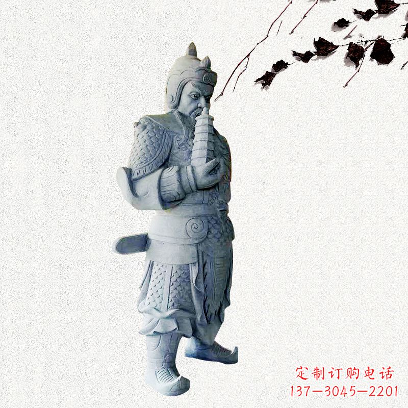 大同中国古代神话中的托塔天王石雕塑
