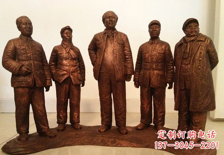 大同中国近代伟人系列铜雕像