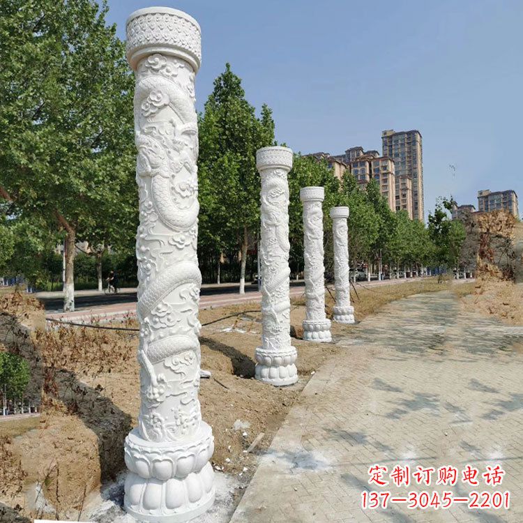 大同中国龙柱雕刻