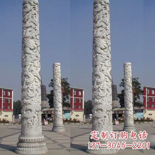 大同中国龙柱雕塑