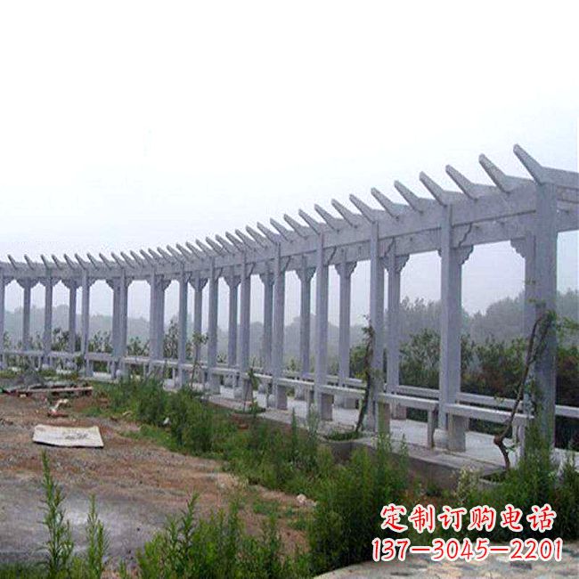 大同中式花架石雕长廊