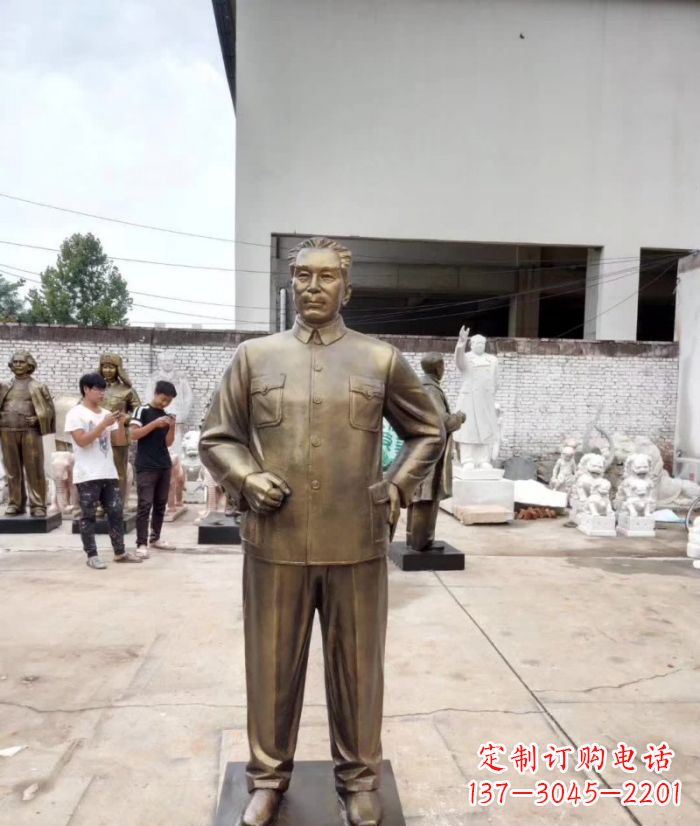 大同周恩来铜雕 (3)