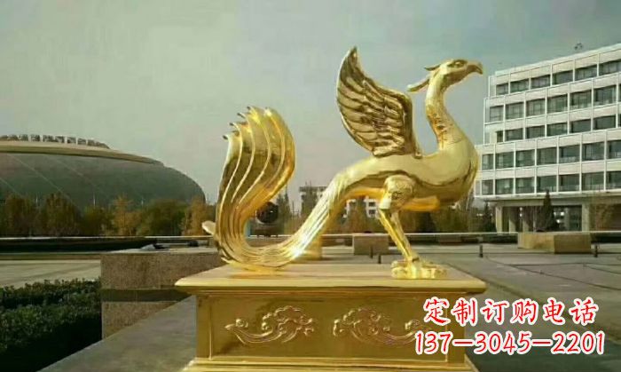 大同朱雀铜雕