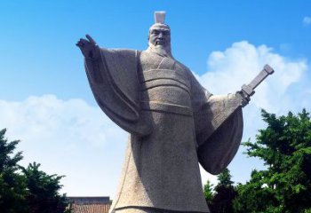 大同枭雄曹操石雕塑像-景区园林历史名人雕塑