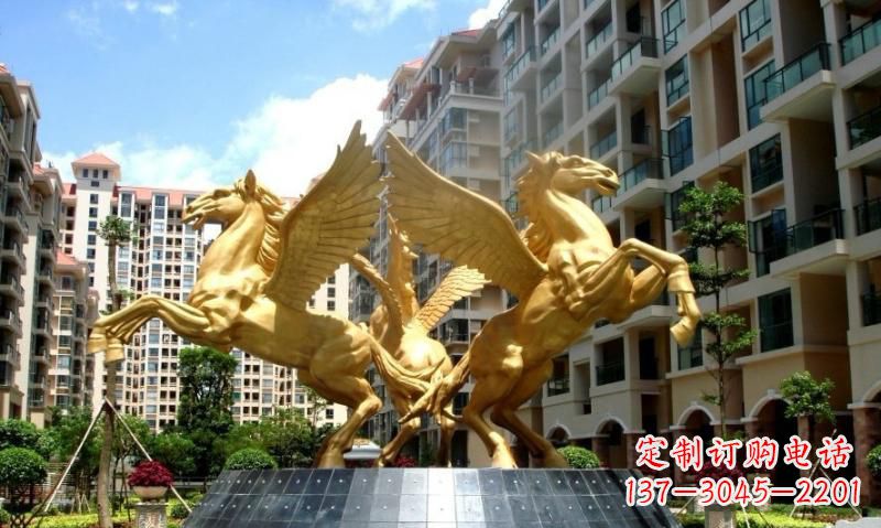 大同铸铜飞马雕塑