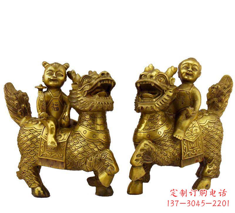 大同铸铜福禄麒麟
