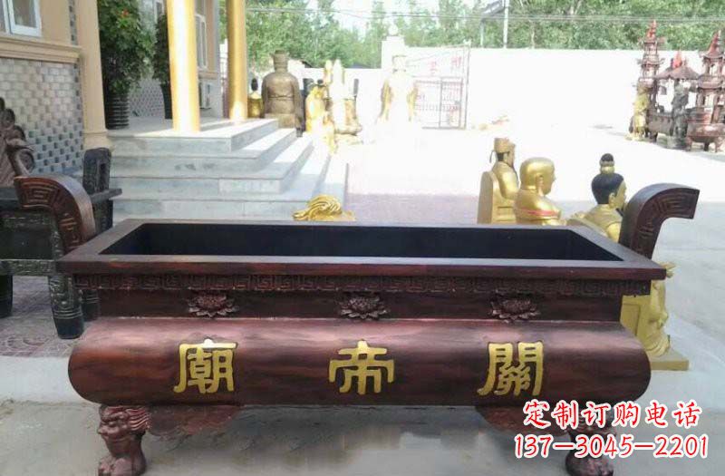 大同铸铜关帝庙香炉