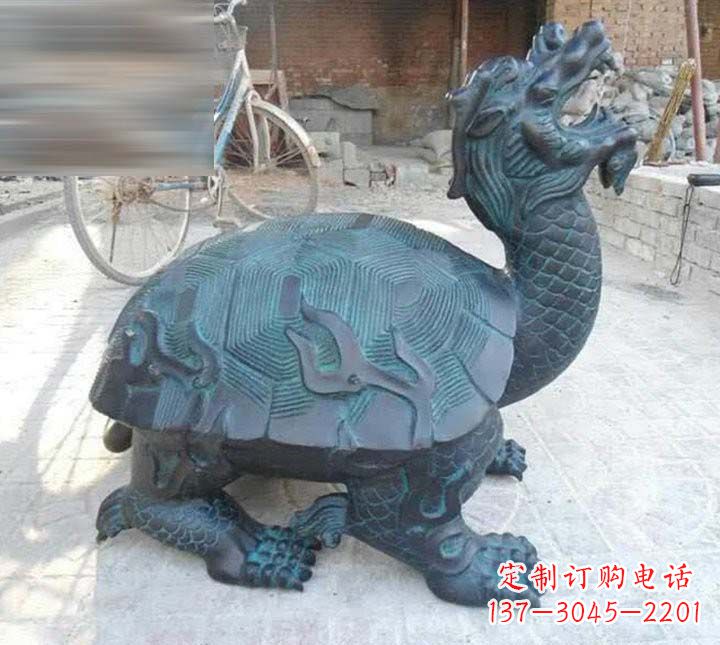 大同铸铜龙龟雕塑222