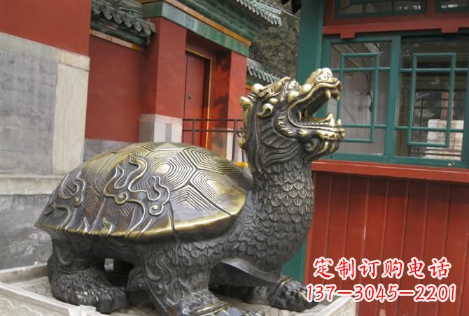 大同铸铜龙龟雕塑
