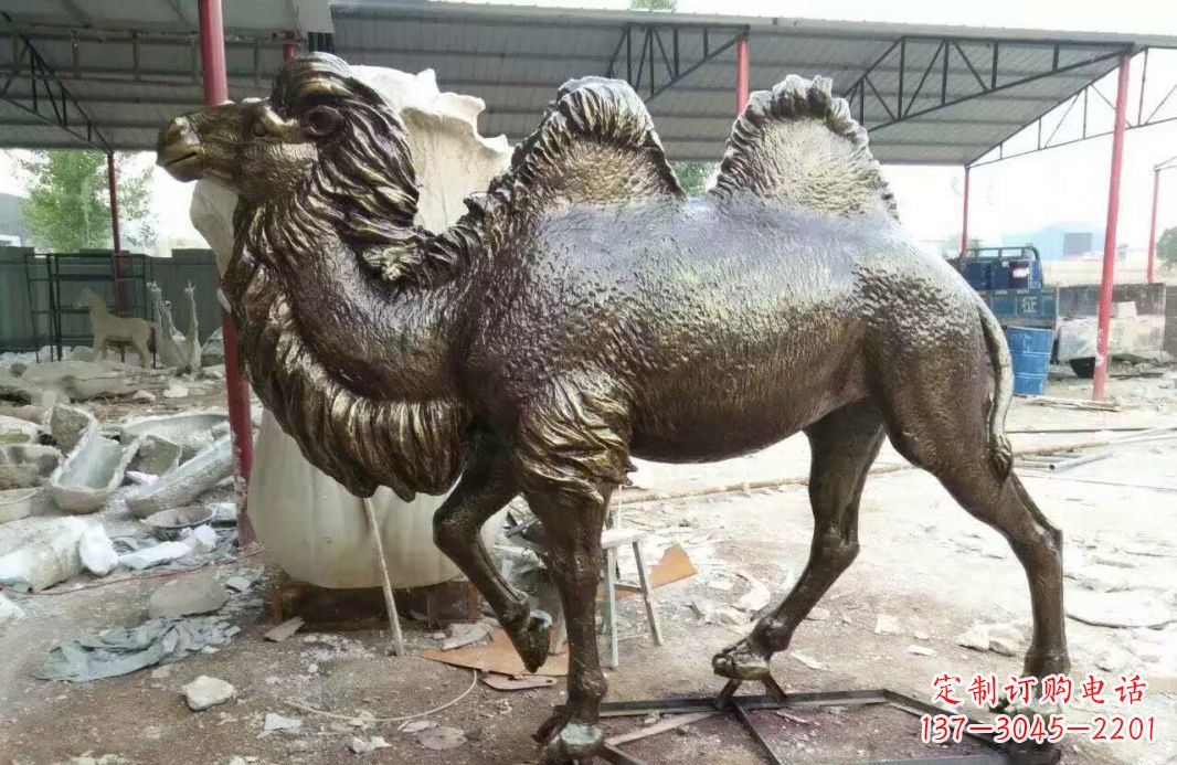 大同铸铜骆驼雕塑 (2)