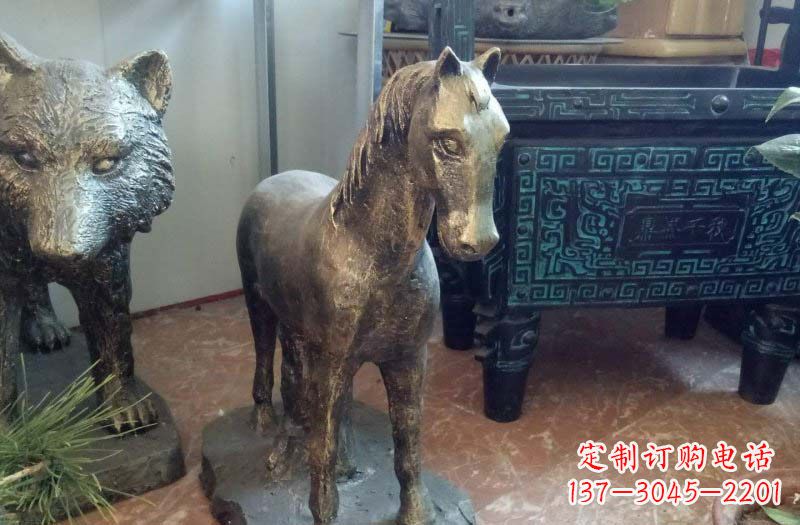 大同铸铜马雕塑222