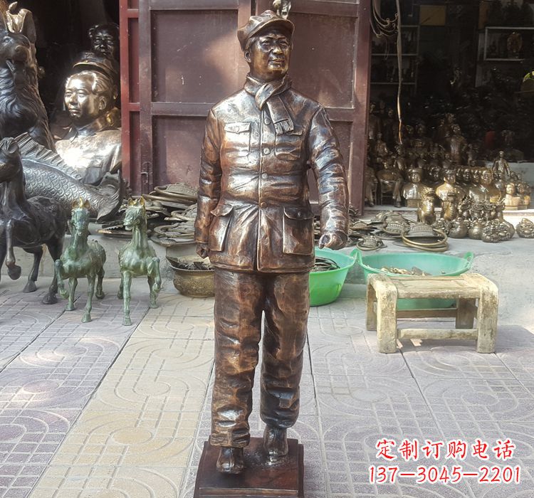 大同铸铜青年时期毛主席
