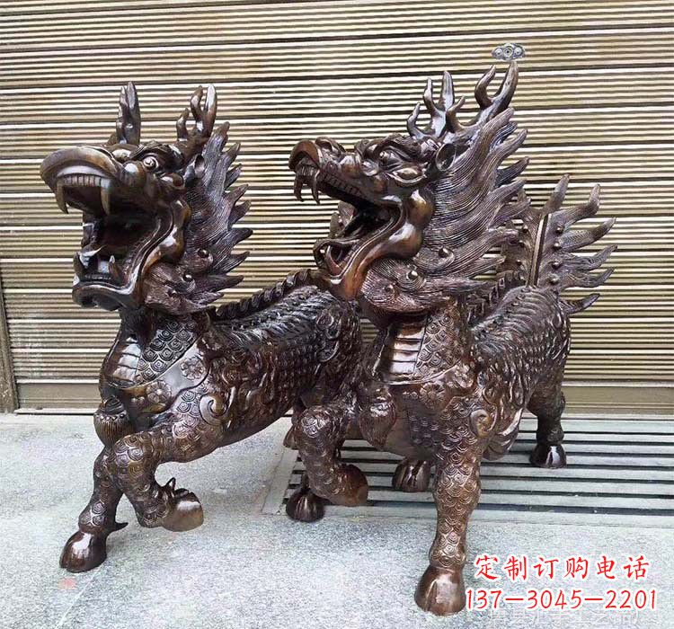 大同铸铜铜麒麟