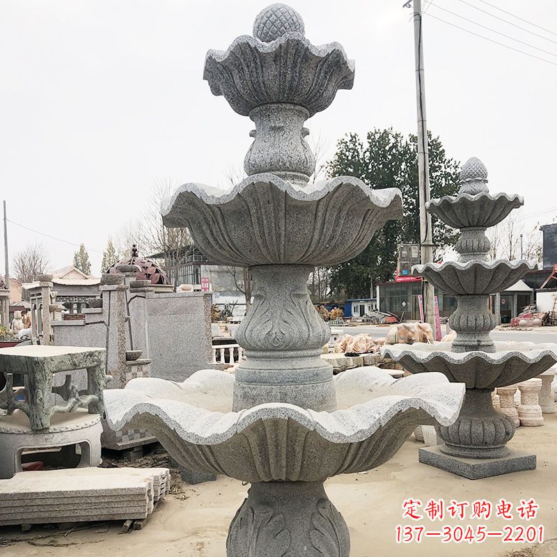 大同自然石雕流水喷泉
