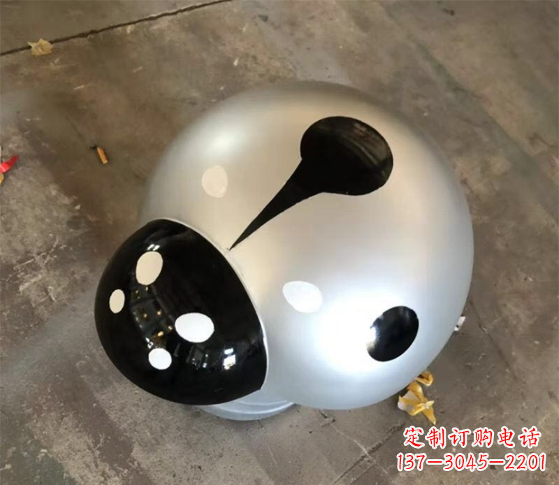 大同瓢虫雕塑不锈钢