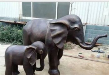 大同铸铜公园大象雕塑