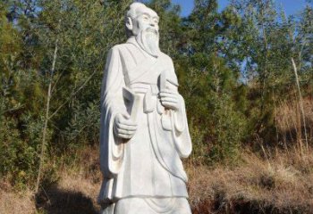大同祖冲之汉白玉石雕像-公园景区中国古代名人雕塑